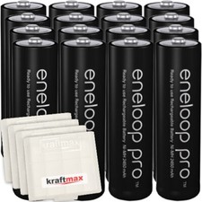16x eneloop Pro Mignon AA Akkus 2550mAh min. 2500mAh Akku - Neueste Generation