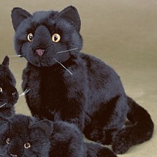 FÖRSTER  HAUSKATZE, sitzend