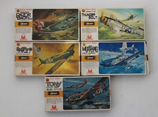 Flugzeug Modellbausatz 1:72 Hasegawa Sammlung Propellerflugzeuge Vintage