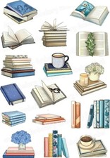 Buch Lesen Tortenaufleger Bild