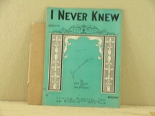 1925 ragtime sheet music - 1925, i