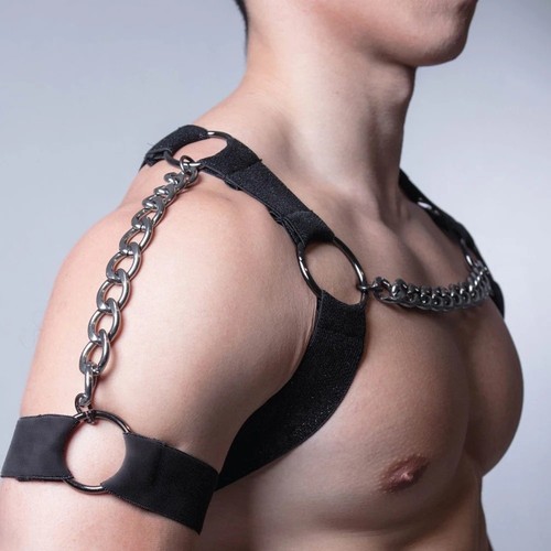 Herren stretch leder band - stretch,
