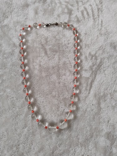 Vintage halskette bergkristall - vintage,