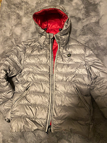 Blauer damen steppjacke - steppjacke, kurz