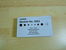 Bedienungsanleitung Uhr Casio Module No. 3053