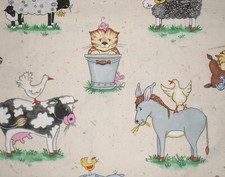 Stoff Bauernhof,  100%