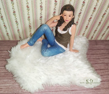 Schaffell, Bärenfell "weiß"