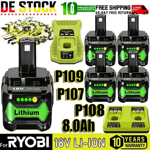 8000mah akku für ryobi - akku,