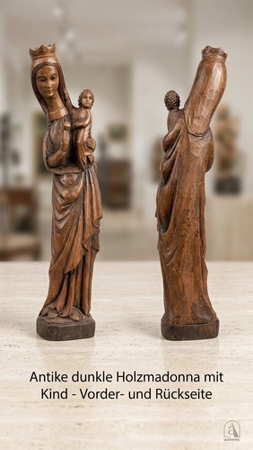 Madonna figur handgeschnitzt - figur,