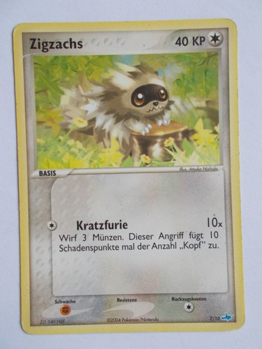 Pokemon karten zigzachs - pokemon,