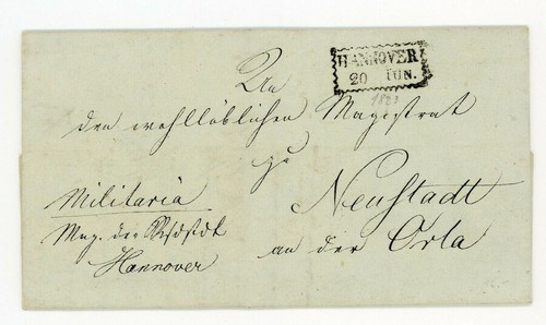 Hannover vorphilatelie ca - hannover,