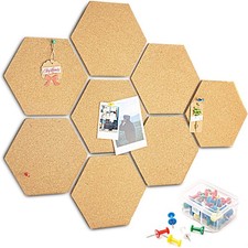 Pinnwand Kork 8 Stück HENMI