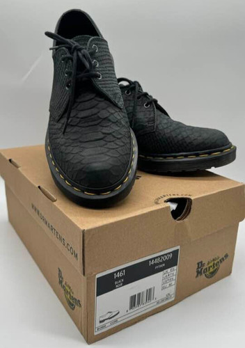 Martens 1461 python suede - martens,
