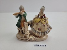 Figur DDR Wagner & Apel Mann Frau Porzellan Mehrfarbig Rokoko Stil #2512293