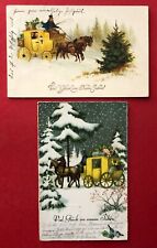 2 x Glückwunsch AK NEUJAHR