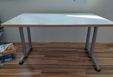 Schreibtisch,Arbeitstisch, Holz,Metallgestell Hochqualitativ Hohe Durabilität