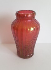 Irisierende Jugendstil Glasvase vermutlich Loetz / Pallme und König um 1900