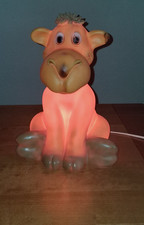 Heico Dromedar orange 33cm Lampe - Vintage Leuchte Tischlampe Nachtlicht Kamel