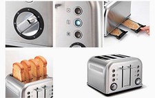 Morphy Richards 242026EE Accents Toaster 4 Schlitz gebürstet 1880w