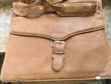 TIMETEX Schultasche Aktentasche braun Wildleder Schulterriemen ein Raumwunder