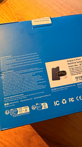 Reolink argus pro - 4, wlan