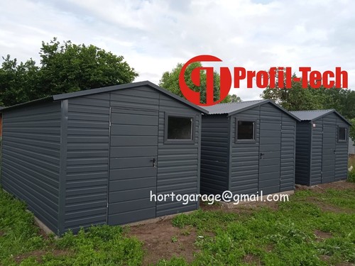 5x4 metallgarage blechgarage - metallgarage,