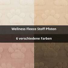 Wellness Fleece Stoff Pfoten