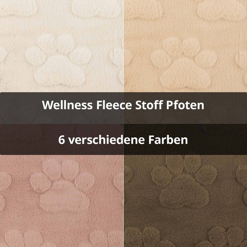 Wellness fleece stoff - wellness,