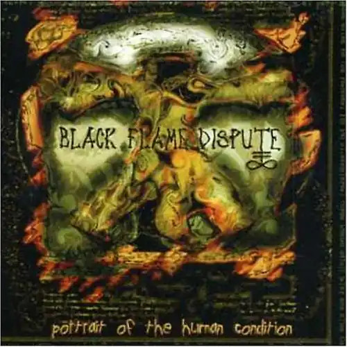 Black flame dispute - black, portrait