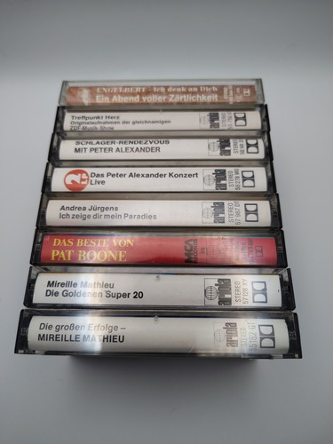 Schlager kassetten konvolut - schlager, 8x