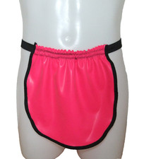 Latex gummi minirock - latex, sporran