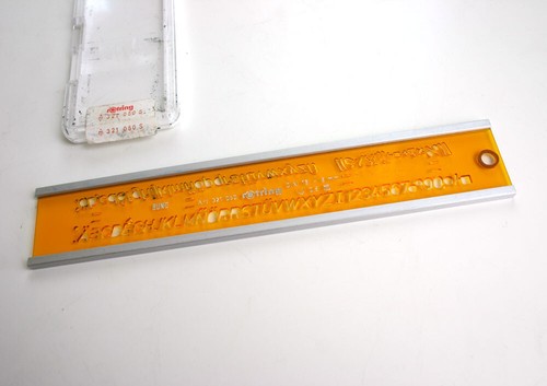 Schriftschablone rotring
