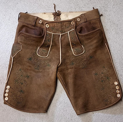 Trachtenlederhose 54 56 - trachtenlederhose, 54/56