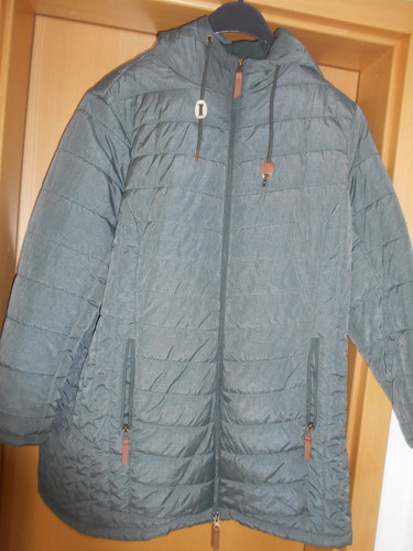 Steppjacke grünmeliert - /,