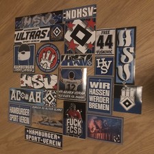 22 verschiedene HSV Aufkleber