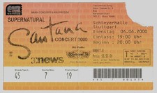 SANTANA  -  Ticket  -