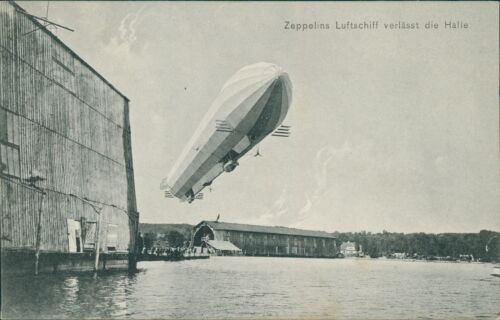 Ansichtskarte zeppelins - ansichtskarte,