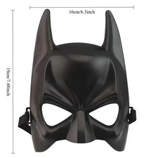 Batman Maske mit Gummizug Superheld Fasching Kostüm Karneval Halloween *NEU*