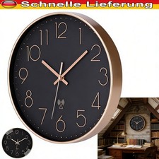 Leise Funkwanduhr 30cm PVC