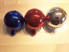 Glaskugel Rosenkugel Gartenkugel Dekokugel rot blau silber