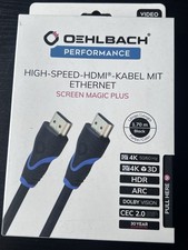 OEHLBACH HDMI-Kabel 1,7 m | High-Speed mit Ethernet | Screen Magic Plus