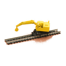 Zweiwegebagger ausgestreckt