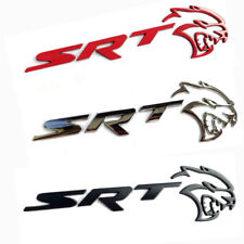 1Pcs Für Dodge SRT Schriftzug Abzeichen Emblem Aufkleber Badge Metal Auto NEW