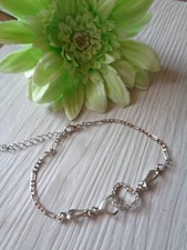Armband "Herz" silber Strass