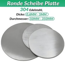 Ronde Edelstahl Ronden V2A