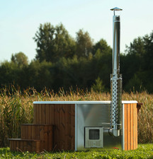 Badefass Ofen Hot Tub