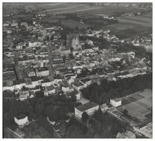 ZZ-2945/ Striegau Strzegom Schlesien  Foto Luftbild 13 x 14,5 cm ca.1938