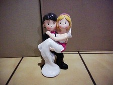 Kuchenfigure Hochzeit Brautpaar  15cm in OVP 