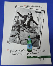 12. San Pellegrino Mineralwasser Acqua Internazionale Werbung Reklame 1992