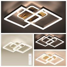 LED Design Deckenleuchte Dimmbar Deckenlampe mit Fernbedienung Wohnzimmer Flur